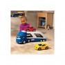 Didelis žaislinis 72 cm sunkvežimis vilkikas su 2 mašinėlėmis | Mėlynas | Little Tikes 170430